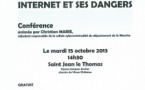 ST JEAN LE THOMAS : conférence "Internet et ses dangers"