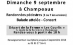 Champeaux : rando pédestre, balade attelée, concert(09/09)