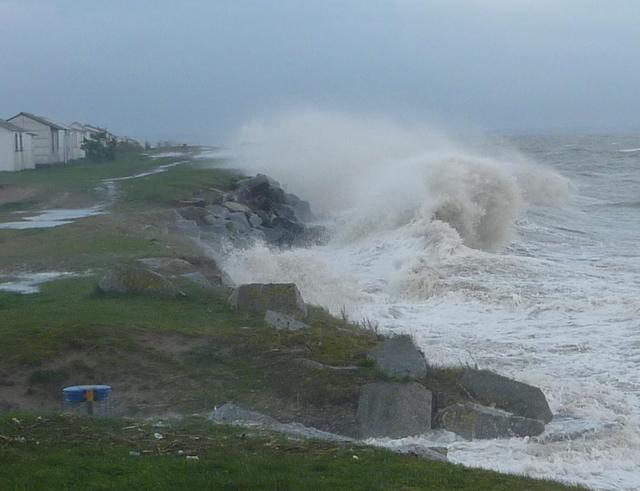 Grande marée et tempête du 30 mars 2010 à Saint Jean le Thomas