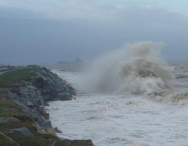 Grande marée et tempête du 30 mars 2010 à Saint Jean le Thomas