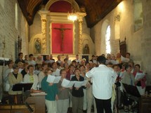 les Baladins de l'Ille à l'église de Saint Jean le 6 juin 2010