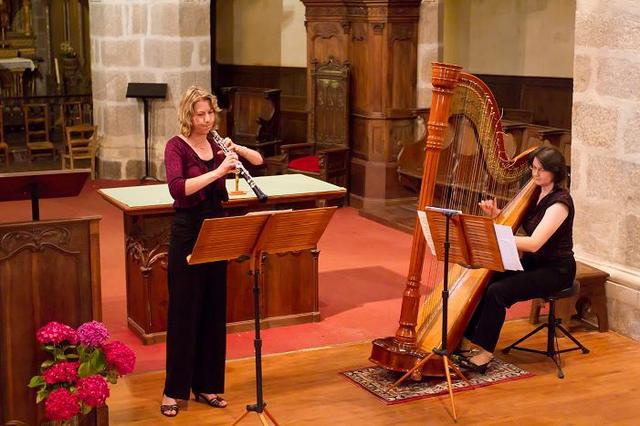 Concert de harpe et hautbois à l'église le 24 juillet à 17H