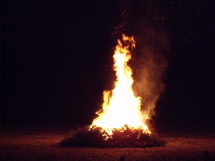 Feu de la saint Jean, le 25 juin 2011