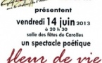 CAROLLES : spectacle poétique "Fleur de vie"