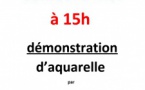 Saint Jean des Arts : démonstration d'aquarelle(05/05)