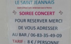 St Jean : concert au St Jeannais(13/07)