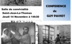 Conférence : "Les femmes dans la guerre de 14-18" (14/11) Conférence : "Les femmes dans la guerre de 14-18" (14/11)