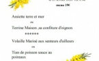 Restaurant des Bains : menu "mimosa" (23/02)