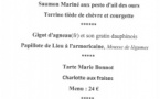 Menu "Fête des mères" au Restaurant des Bains(07/06)