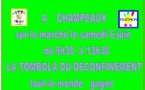 Champeaux : tombola du déconfinement (06/06)