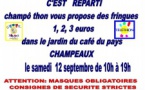 Champeaux : vente de fringues(12/09))