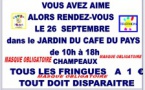 Champeaux : vente de fringues(26/09)) Champeaux : vente de fringues(26/09))