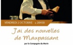 St Jean : théâtre "J'ai des nouvelles de Maupassant"(02/10) St Jean : théâtre "J'ai des nouvelles de Maupassant"(02/10)
