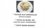 Repas  "Poule au Blanc" à emporter(14/11)