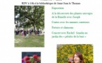 Balade contée, chantée, botanique : "Fleurs et jardins"(07/05)
