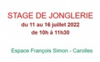 Carolles : stages de jonglerie(11/07 au 16/07)