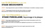 Stage de porcelaine(01 au 02/11) Stage de porcelaine(01 au 02/11)