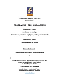 Saint Jean des Arts : "Pastel en Baie"