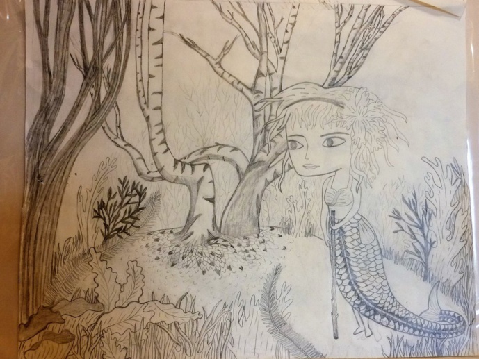 Un dessin illustrant une légende Un dessin illustrant une légende