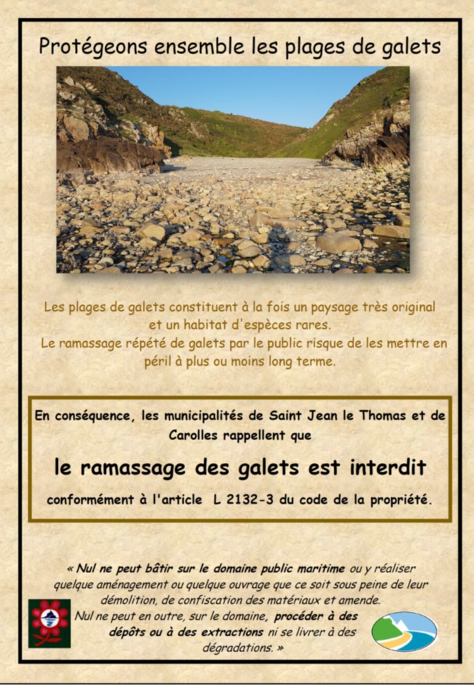 Protégeons ensemble les plages de galets Protégeons ensemble les plages de galets