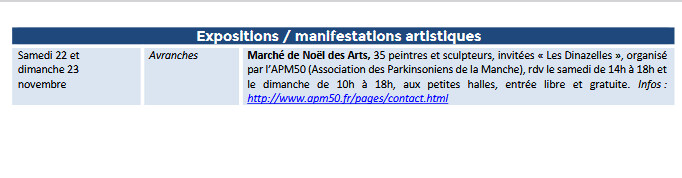 Mont Saint Michel - Normandie - Evénements du 13 au 23 novembre novembre