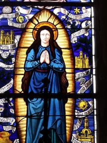 Les vitraux de l'église de Saint Jean le Thomas Les vitraux de l'église de Saint Jean le Thomas