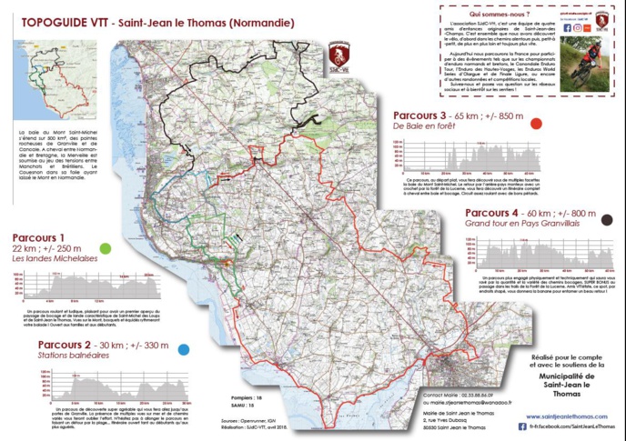 Le topo-guide VTT de Saint Jean le Thomas