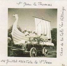 char des Vikings pour une fête du village char des Vikings pour une fête du village