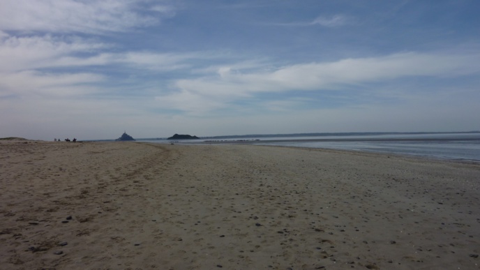 Le départ au Bec d'Andaine Le départ au Bec d'Andaine