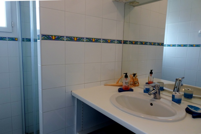 La salle de douche La salle de douche