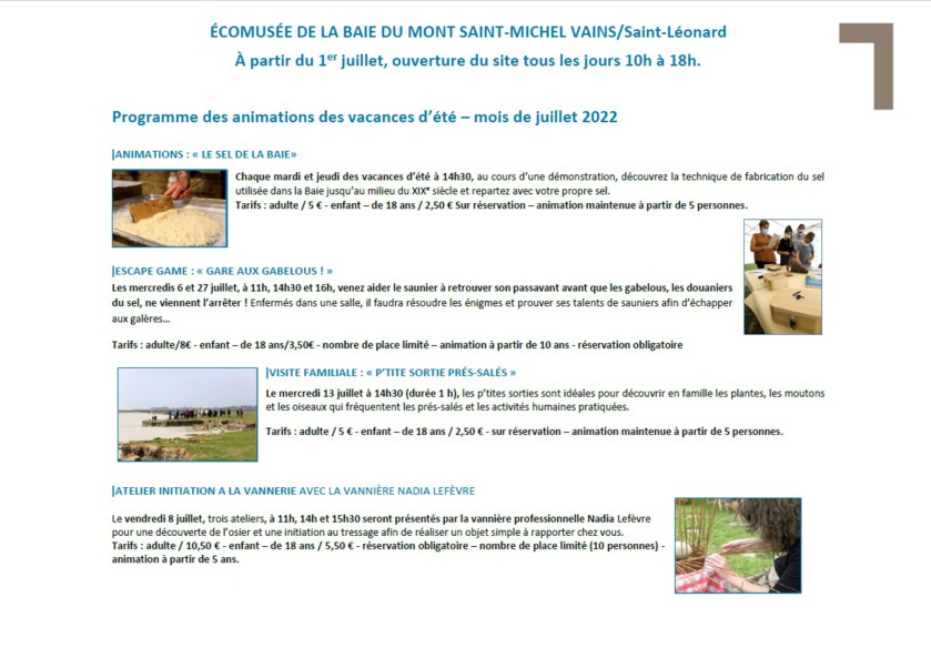 Ecomusée de Vains : expositions et animations Ecomusée de Vains : expositions et animations