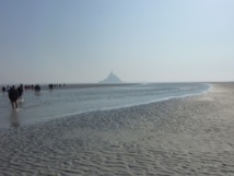 Le Mont sous une légère brume