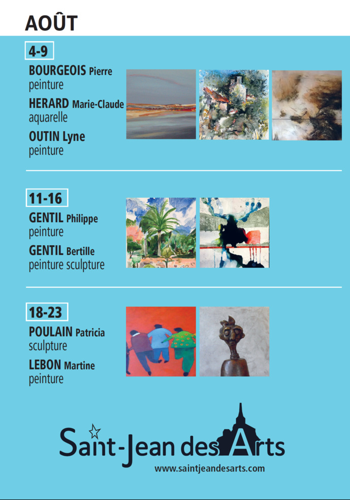Saint Jean des Arts : saison 2019 Saint Jean des Arts : saison 2019