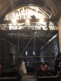 Début des travaux de restauration de l'église Saint-Jean-Baptiste Début des travaux de restauration de l'église Saint-Jean-Baptiste