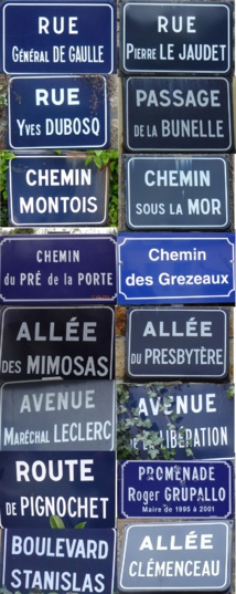 Les noms des voies de Saint Jean le Thomas Les noms des voies de Saint Jean le Thomas