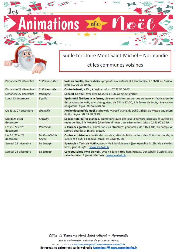 Animations de Noël Animations de Noël