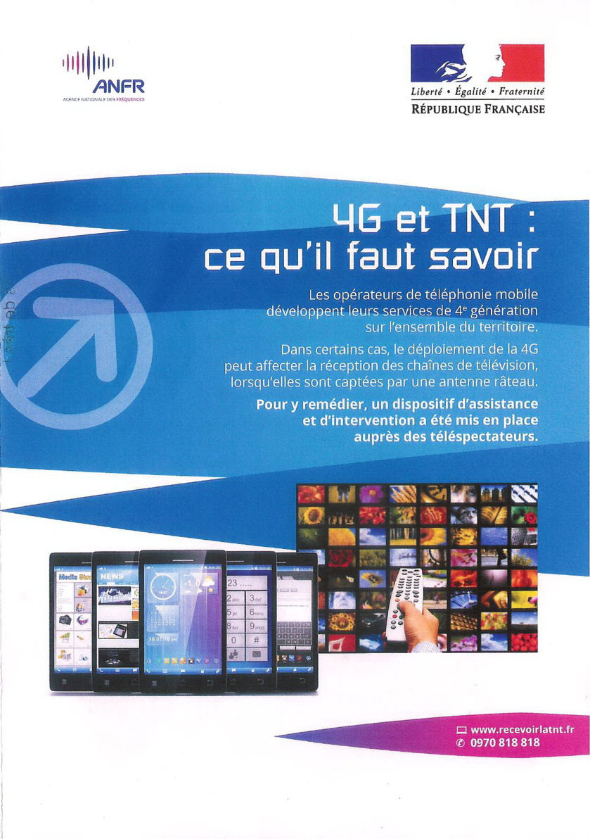 4G et TNT ce qu'il faut savoir 4G et TNT ce qu'il faut savoir
