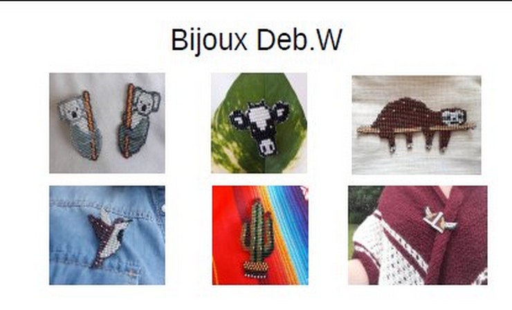 Déborah W - Créatrice de bijoux artisanaux Déborah W - Créatrice de bijoux artisanaux