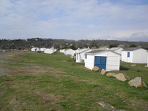 Les cabines de plage à Pignochet