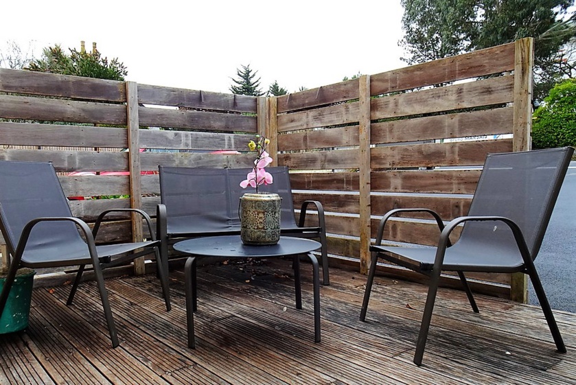 La terrasse ouest La terrasse ouest