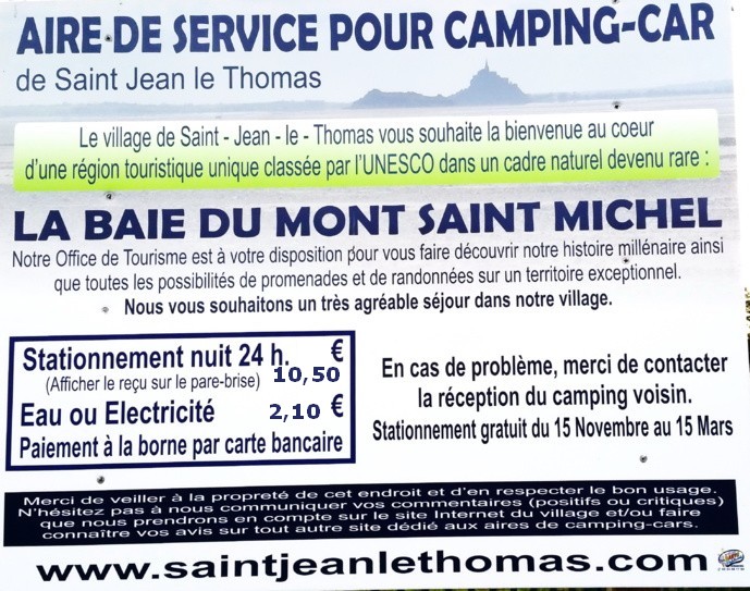 Accueil des Camping-Cars