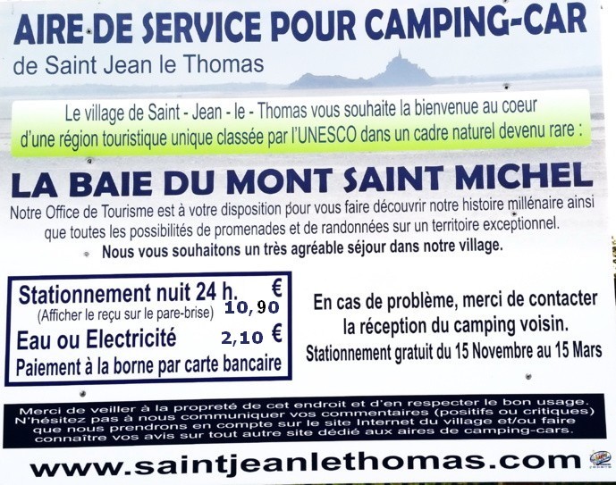 Accueil des Camping-Cars Accueil des Camping-Cars