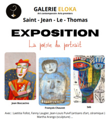 EXPOSITION D'ART CONTEMPORAIN A  SAINT JEAN LE THOMAS