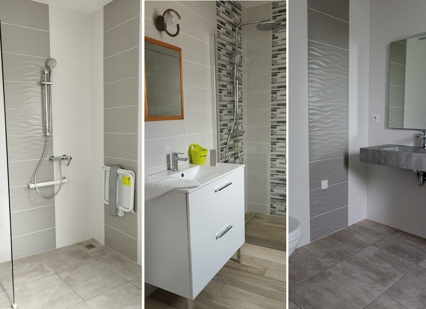 Des salles de douche Des salles de douche