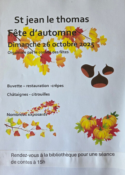 Fête d'automne 2025 : le programme Fête d'automne 2025 : le programme