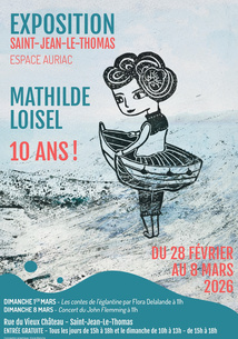 Mathilde Loisel - 10 ans d'atelier à St-Jean-le-Thomas