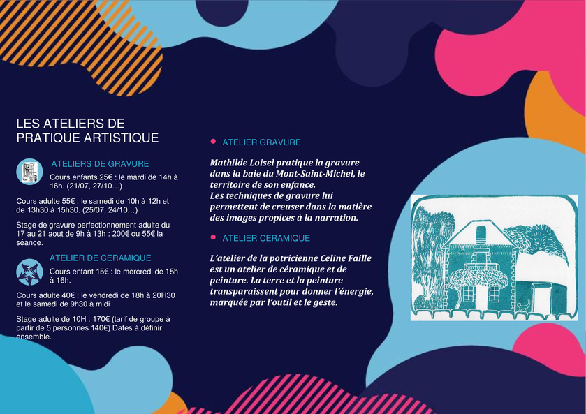 Les Ateliers du Bout de la Mer ouvrent leurs portes cet été