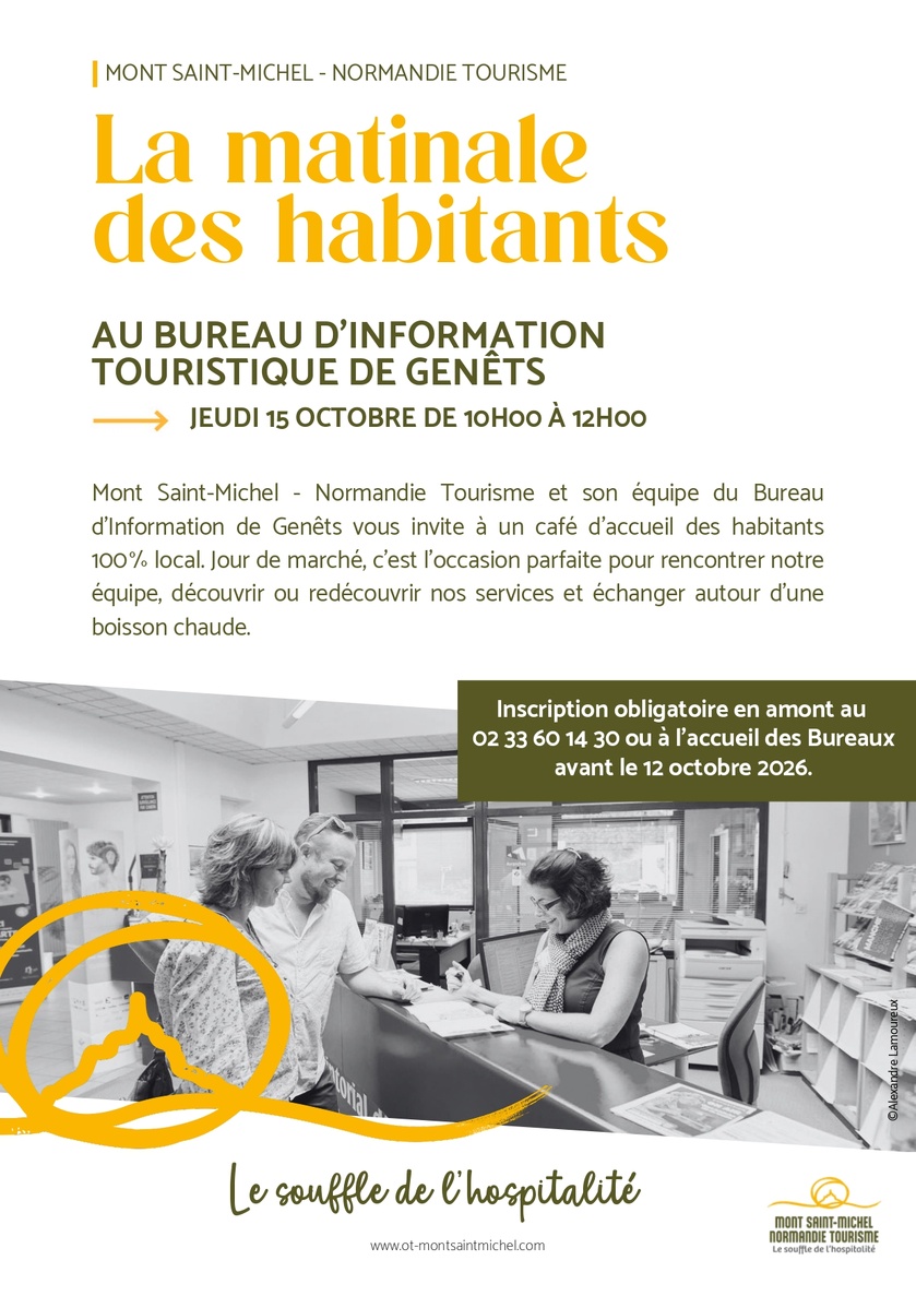 ☕ La Matinale des habitants fait étape à Genêts ! ☕ La Matinale des habitants fait étape à Genêts !