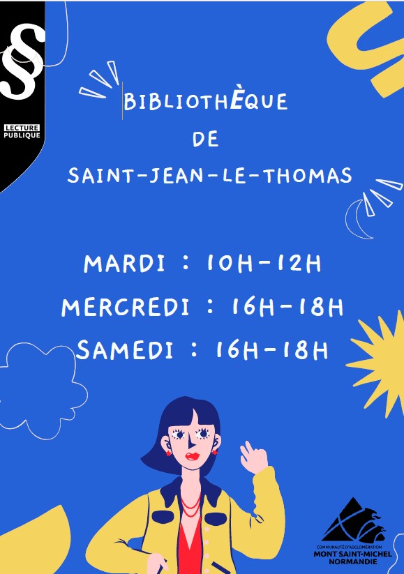  Devenez bénévole à la bibliothèque de Saint-Jean-le-Thomas
