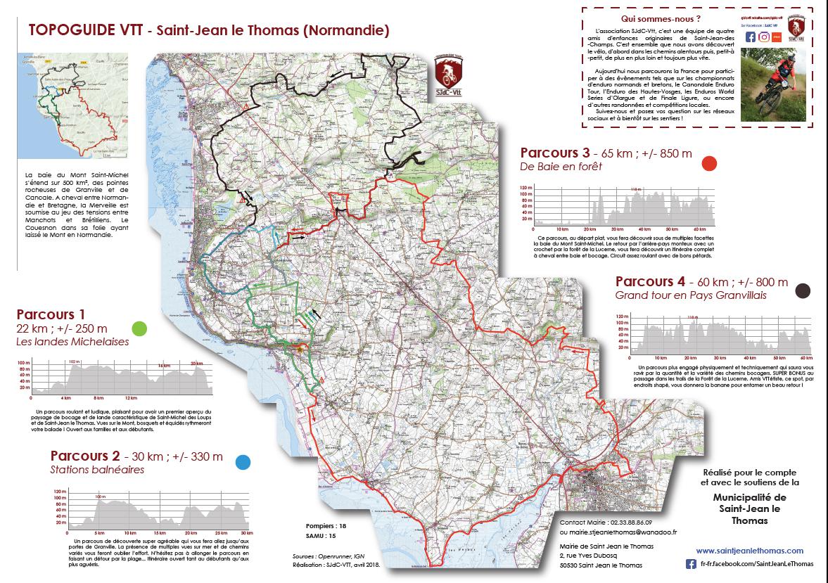 Le topo-guide VTT de Saint Jean le Thomas Le topo-guide VTT de Saint Jean le Thomas